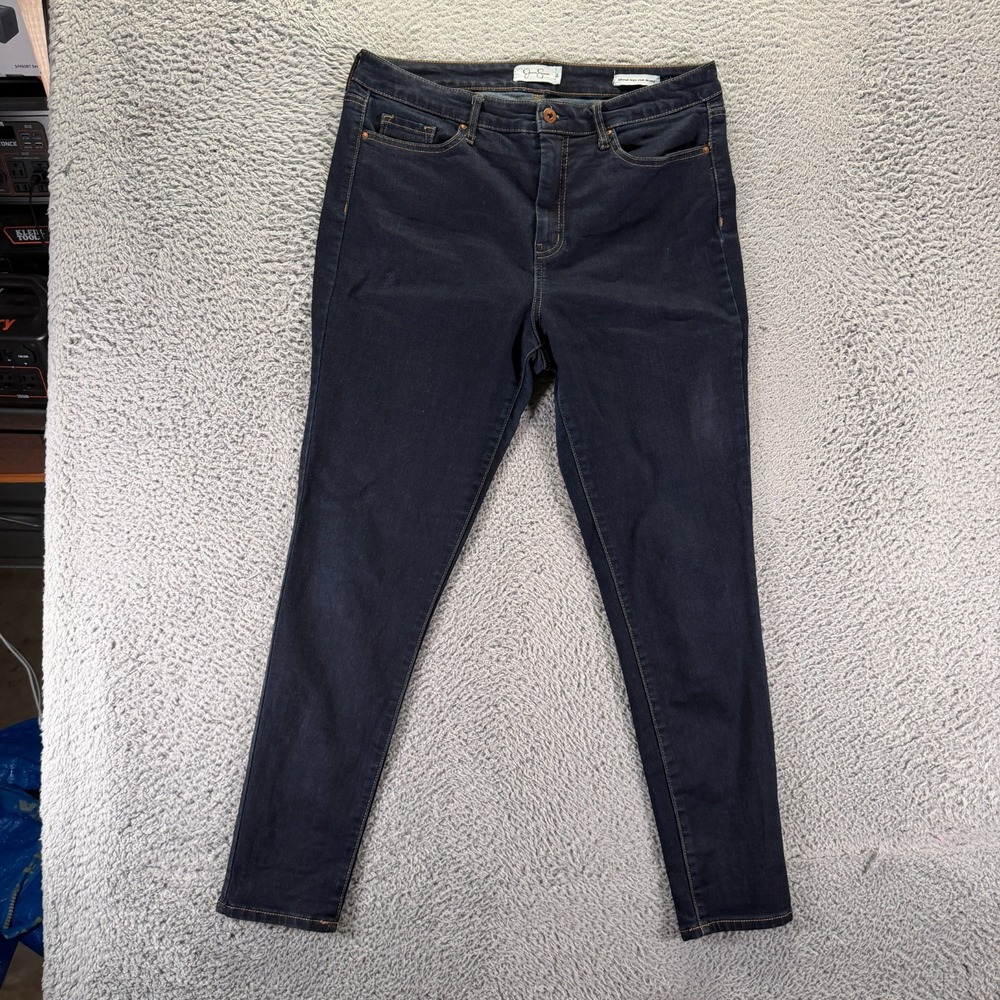 Jessica Simpson Adored Jeans Womens 32x29 Blue Cotton Skinny Workwear Stretch - Picture 1 of 10